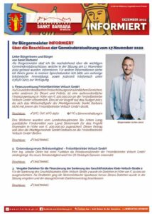 Titelseite AEH November